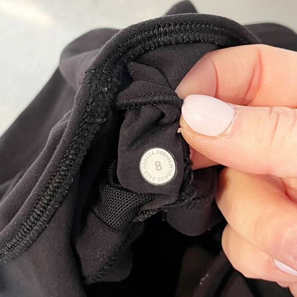 Lululemon Athletica Align Sleeveless V-Neck Cropped Training Tank Top Black 8 - Picture 3 of 7